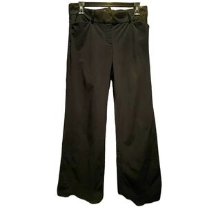 Vintage Avenue Montaigne Women Barolo Pant Black Pockets Stretch USA Made Size 8